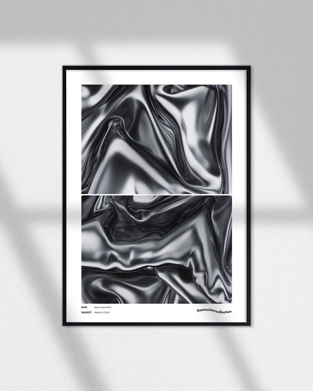 【ポスターのみ】Metal or Cloth – The Illusion of Texture Posterアートポスター(A2,A3)