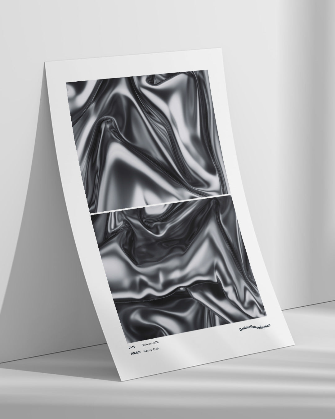 【ポスターのみ】Metal or Cloth – The Illusion of Texture Posterアートポスター(A2,A3)