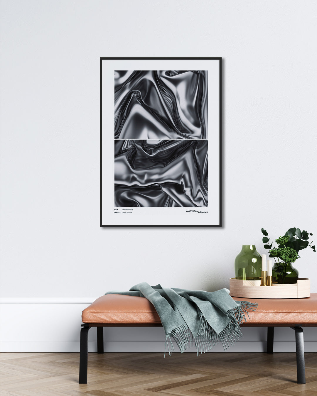 【ポスターのみ】Metal or Cloth – The Illusion of Texture Posterアートポスター(A2,A3)