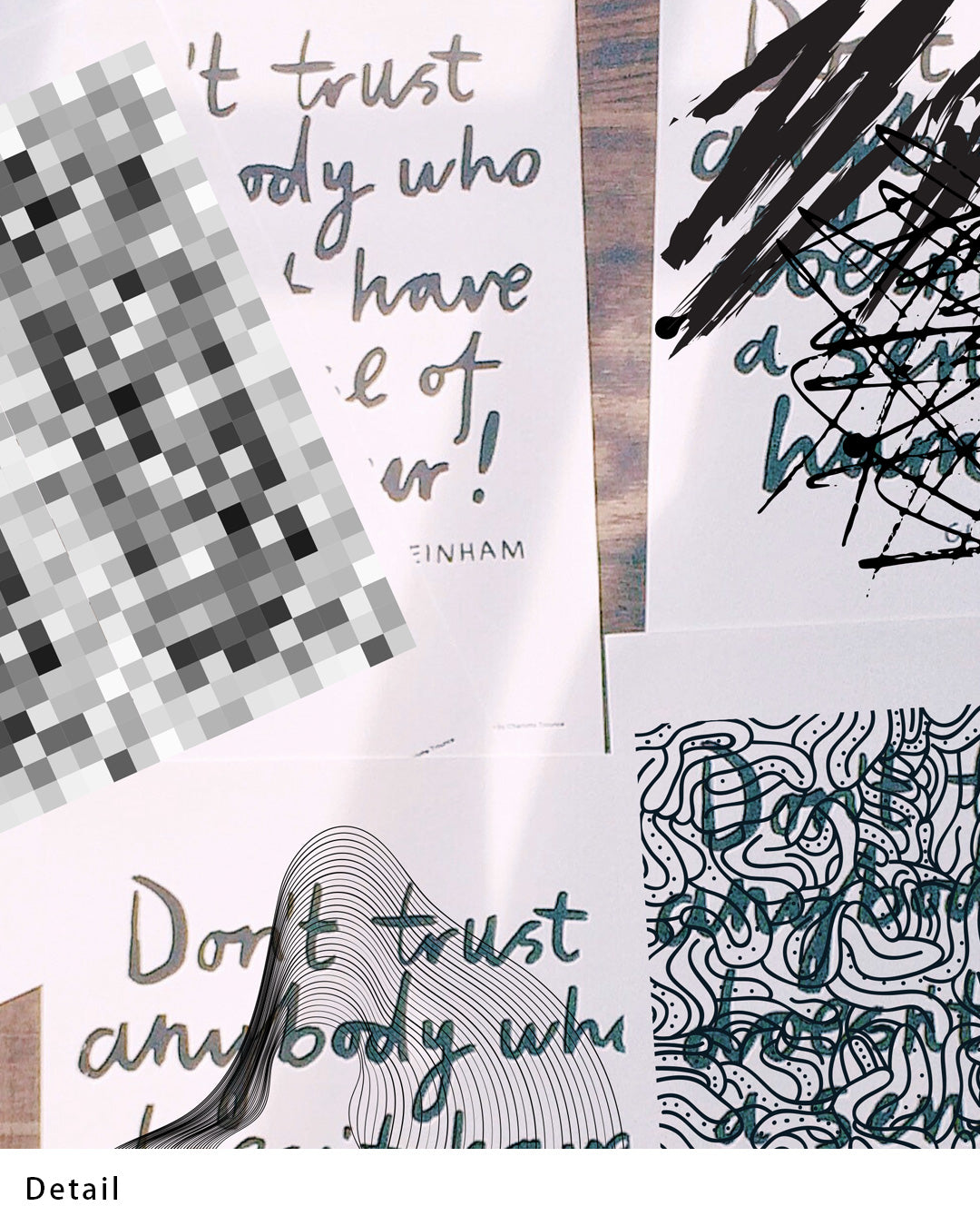 【ポスターのみ】Don't Trust – The Art of Censorship Posterアートポスター(A2,A3)