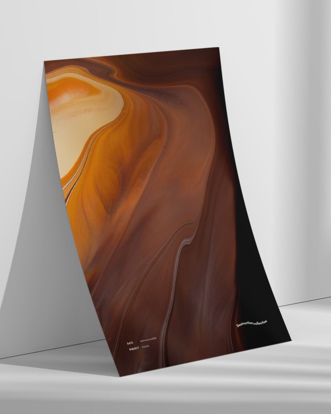 【ポスターのみ】Marble Flow – Earth’s Timeless Patterns Posterアートポスター(A2,A3)