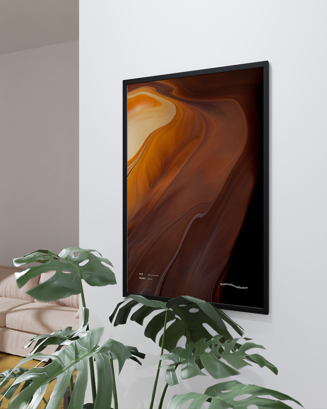 【ポスターのみ】Marble Flow – Earth’s Timeless Patterns Posterアートポスター(A2,A3)