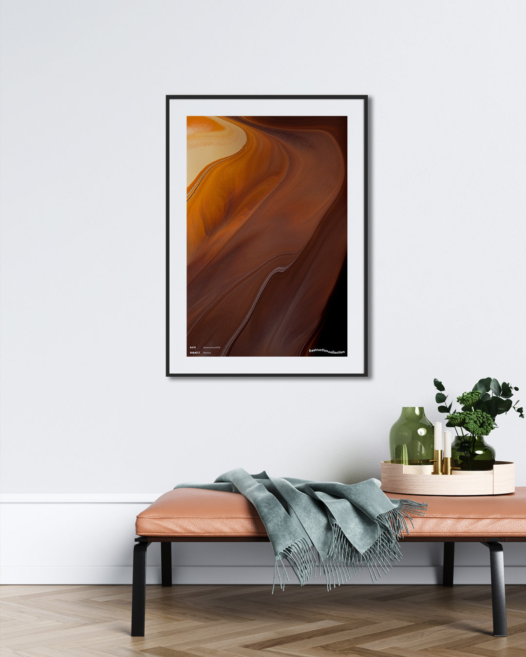 【ポスターのみ】Marble Flow – Earth’s Timeless Patterns Posterアートポスター(A2,A3)