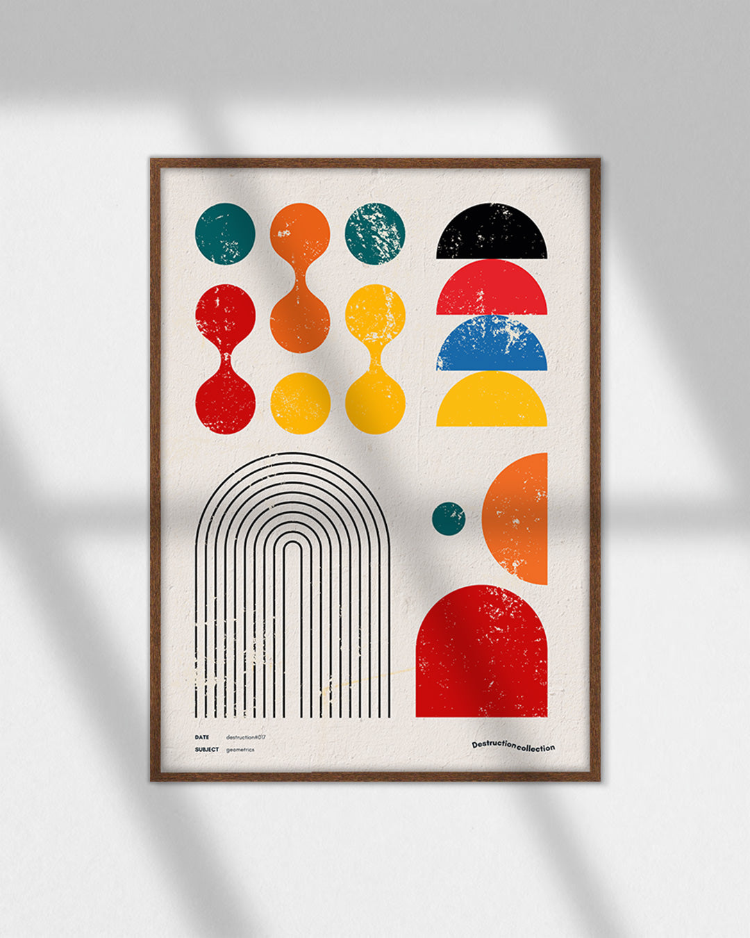 【ポスターのみ】Geometrica – Vintage Modernist Posterアートポスター(A2,A3)