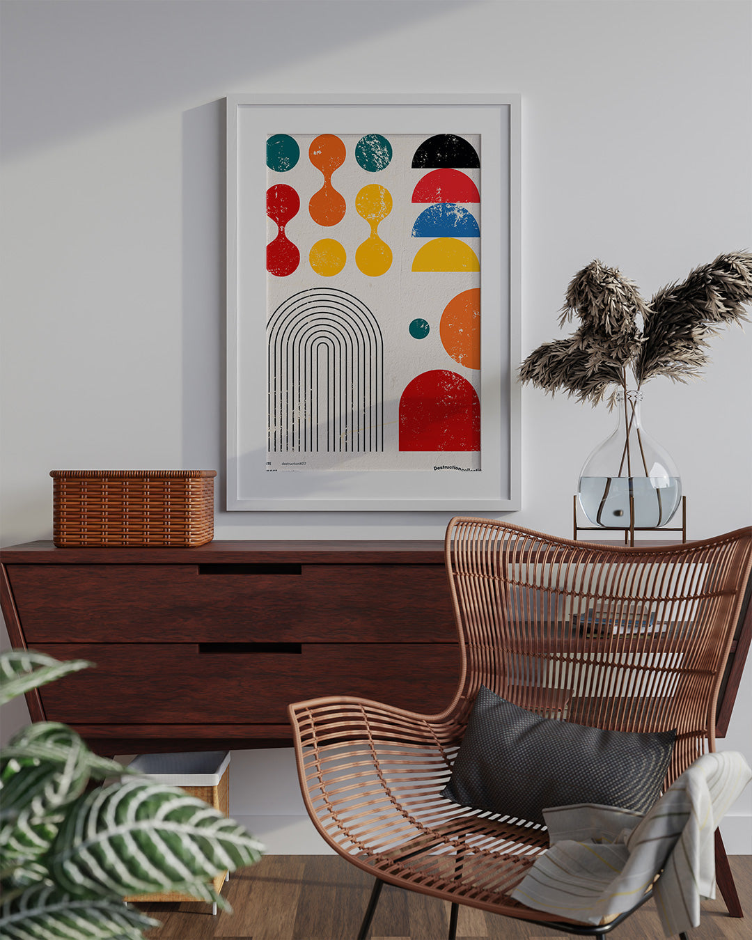 【ポスターのみ】Geometrica – Vintage Modernist Posterアートポスター(A2,A3)