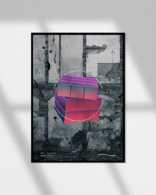 【ポスターのみ】Sensitivity – Digital Disruption Posterアートポスター(A2,A3)
