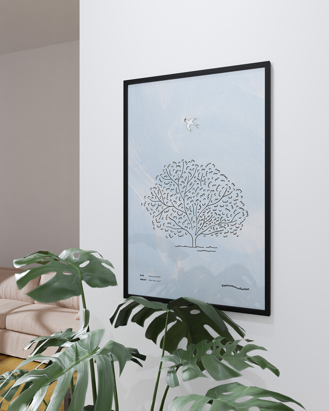【ポスターのみ】What Tree is This? – Minimalist Nature Posteアートポスター(A2,A3)