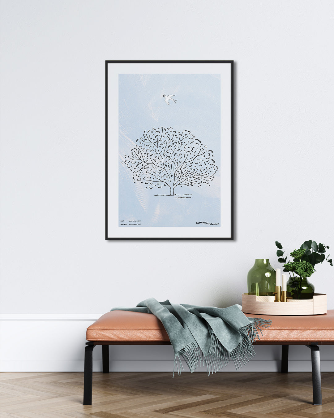 【ポスターのみ】What Tree is This? – Minimalist Nature Posteアートポスター(A2,A3)