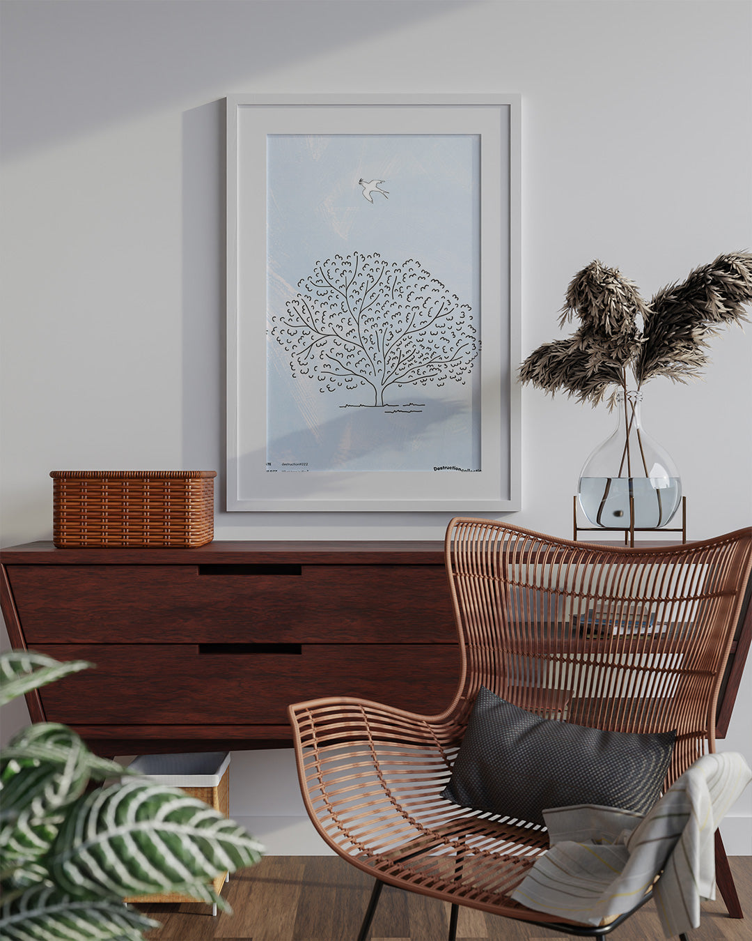 【ポスターのみ】What Tree is This? – Minimalist Nature Posteアートポスター(A2,A3)