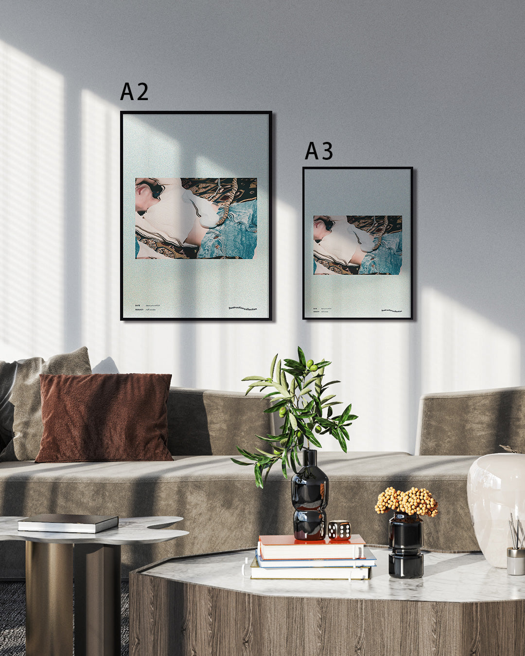 【ポスターのみ】Non-Tangible – The Dissolution of Reality Posterアートポスター(A2,A3)