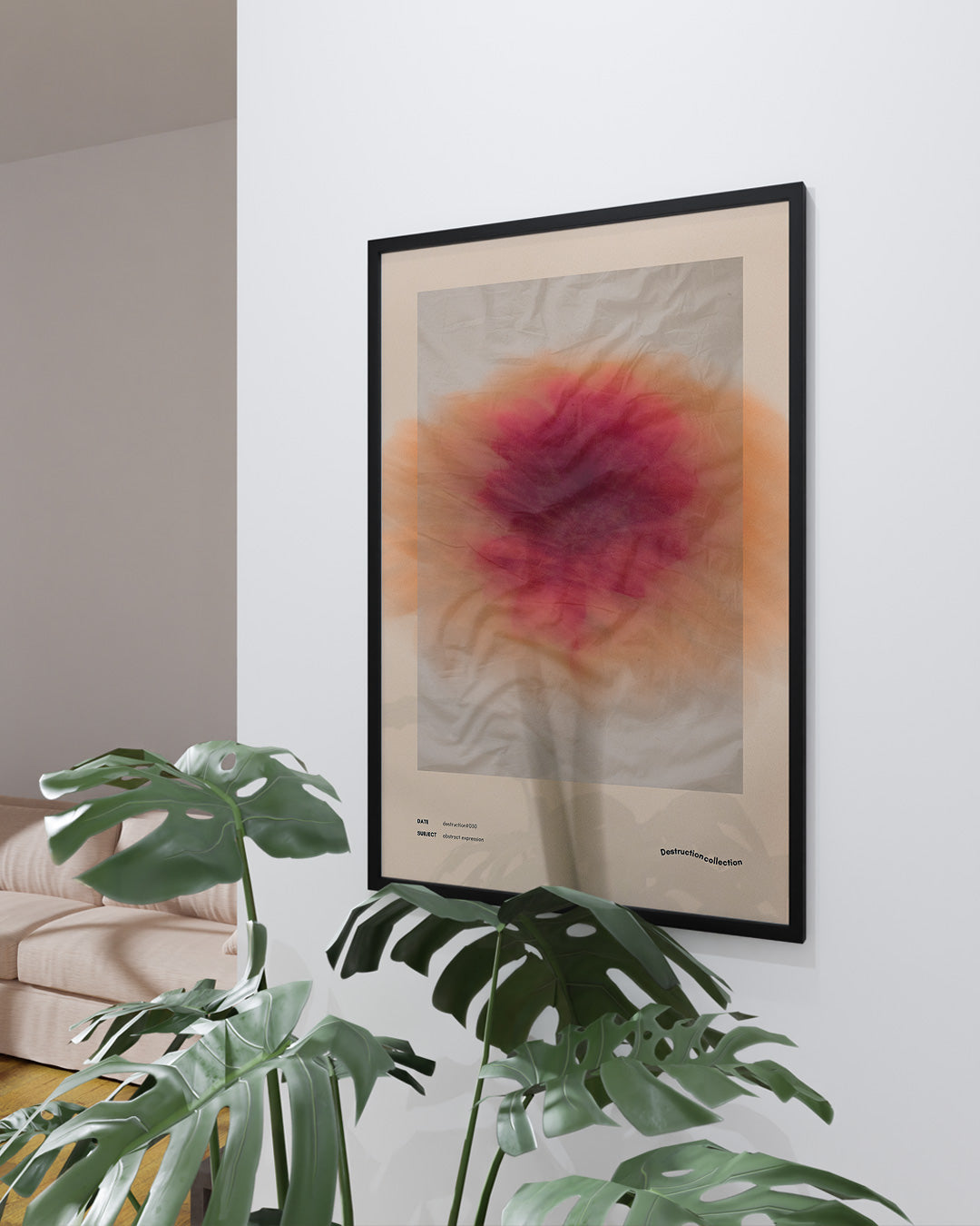 【ポスターのみ】Abstract Expression – The Fragility of Perception Posterアートポスター(A2,A3)