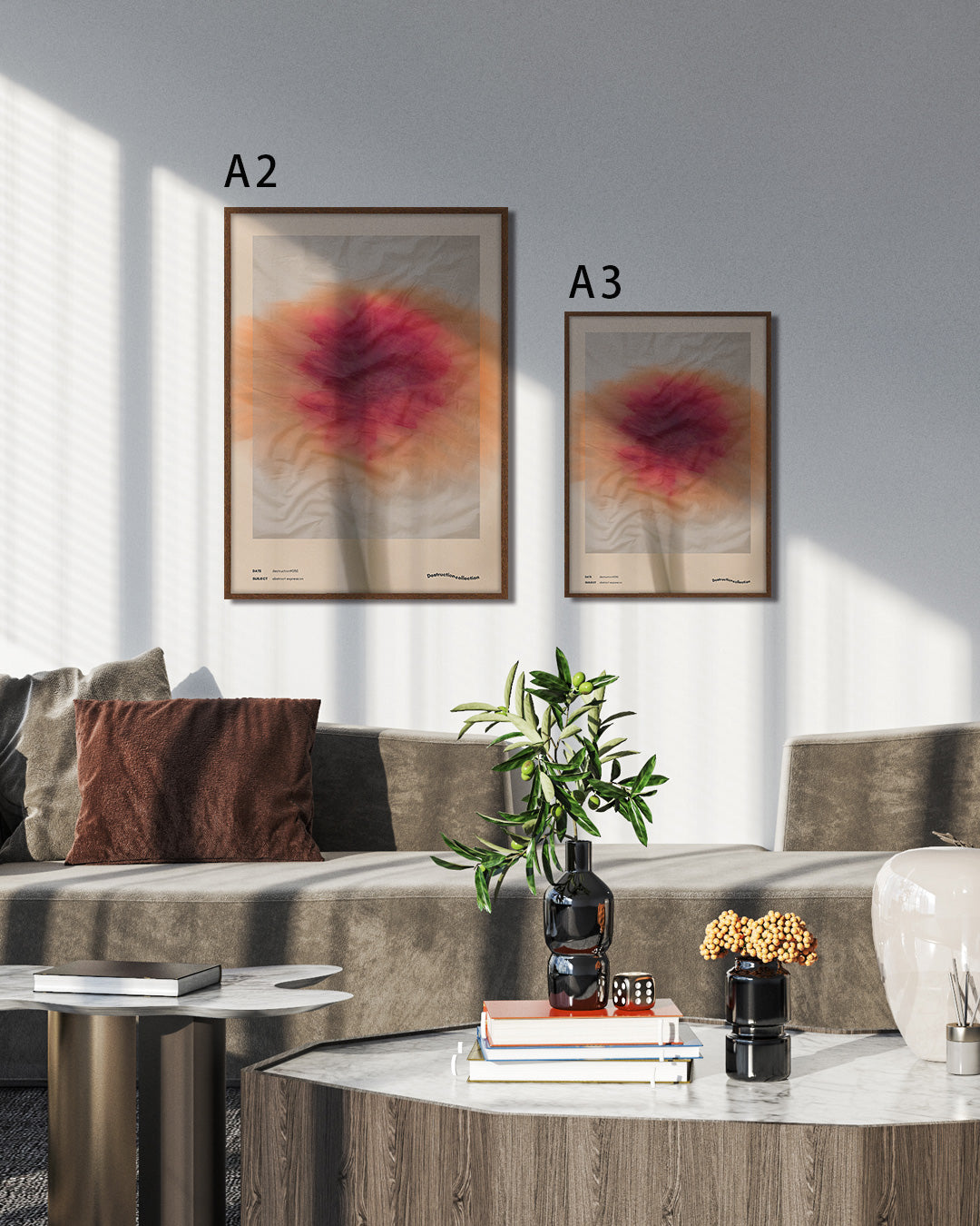 【ポスターのみ】Abstract Expression – The Fragility of Perception Posterアートポスター(A2,A3)