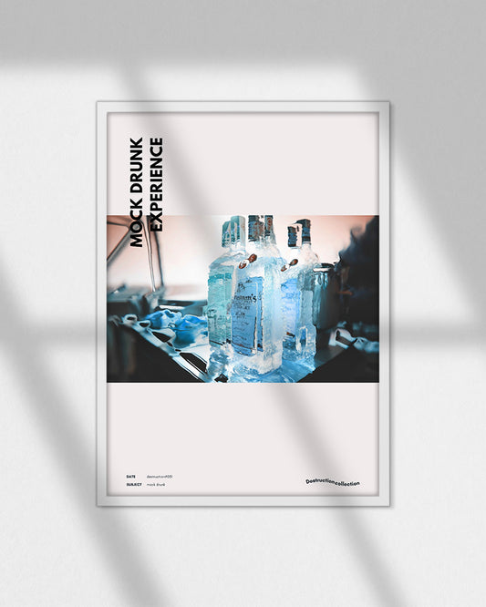 【ポスターのみ】Mock Drunk – The Illusion of Intoxication Posterアートポスター(A2,A3)