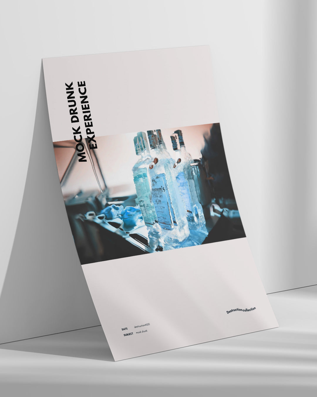 【ポスターのみ】Mock Drunk – The Illusion of Intoxication Posterアートポスター(A2,A3)