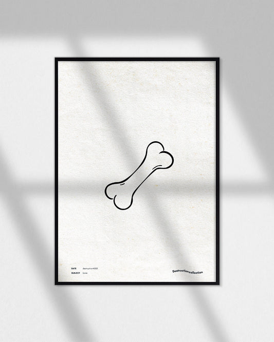 【ポスターのみ】Bone – The Essence of Structure Posterアートポスター(A2,A3)