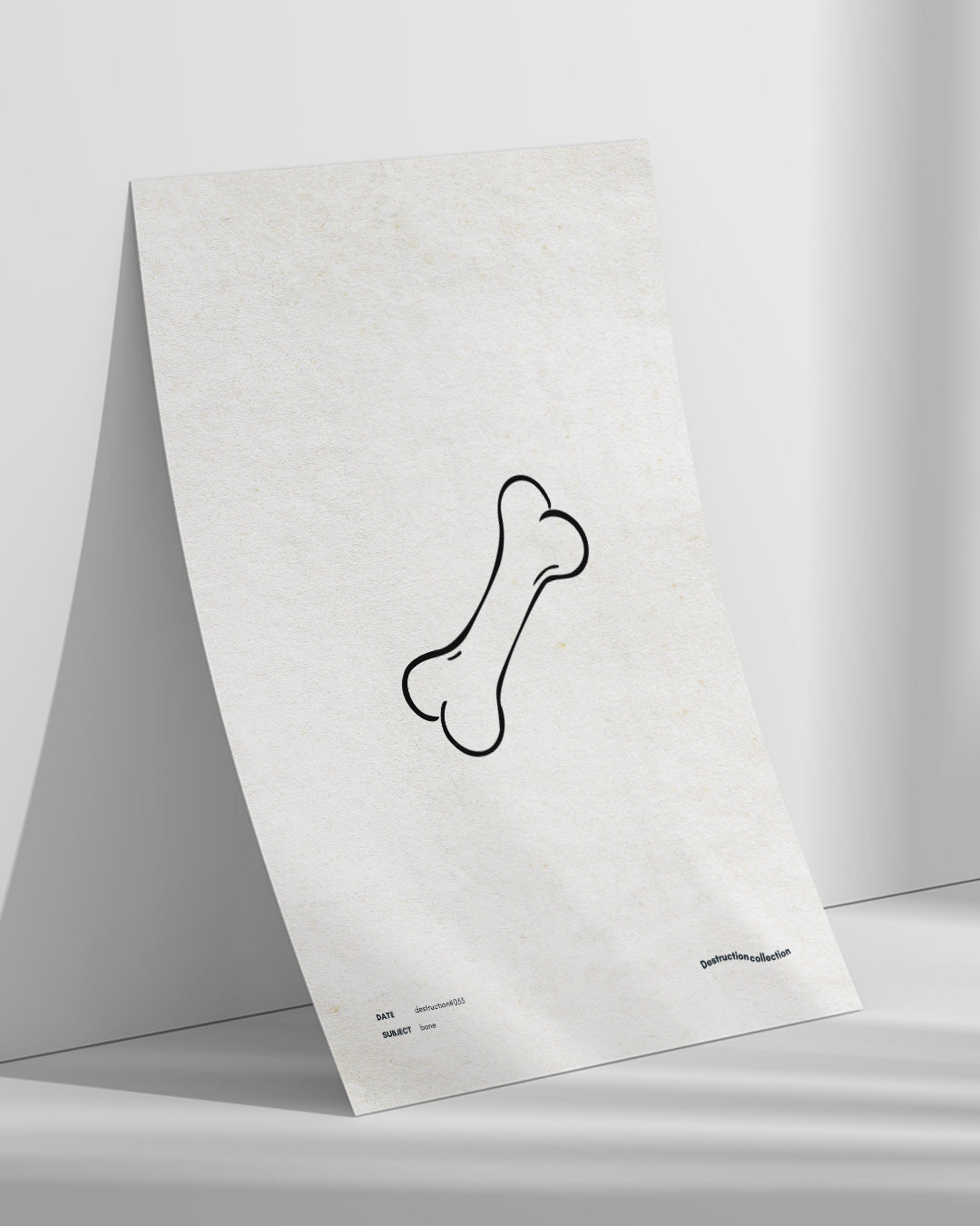 【ポスターのみ】Bone – The Essence of Structure Posterアートポスター(A2,A3)