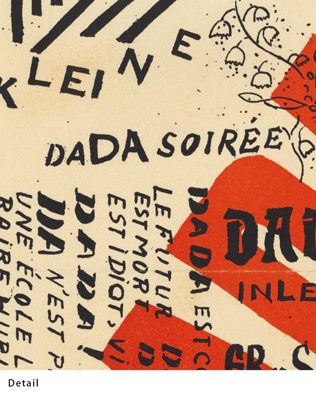 【ポスターのみ】Dada Typographyアートポスター(A2,A3)