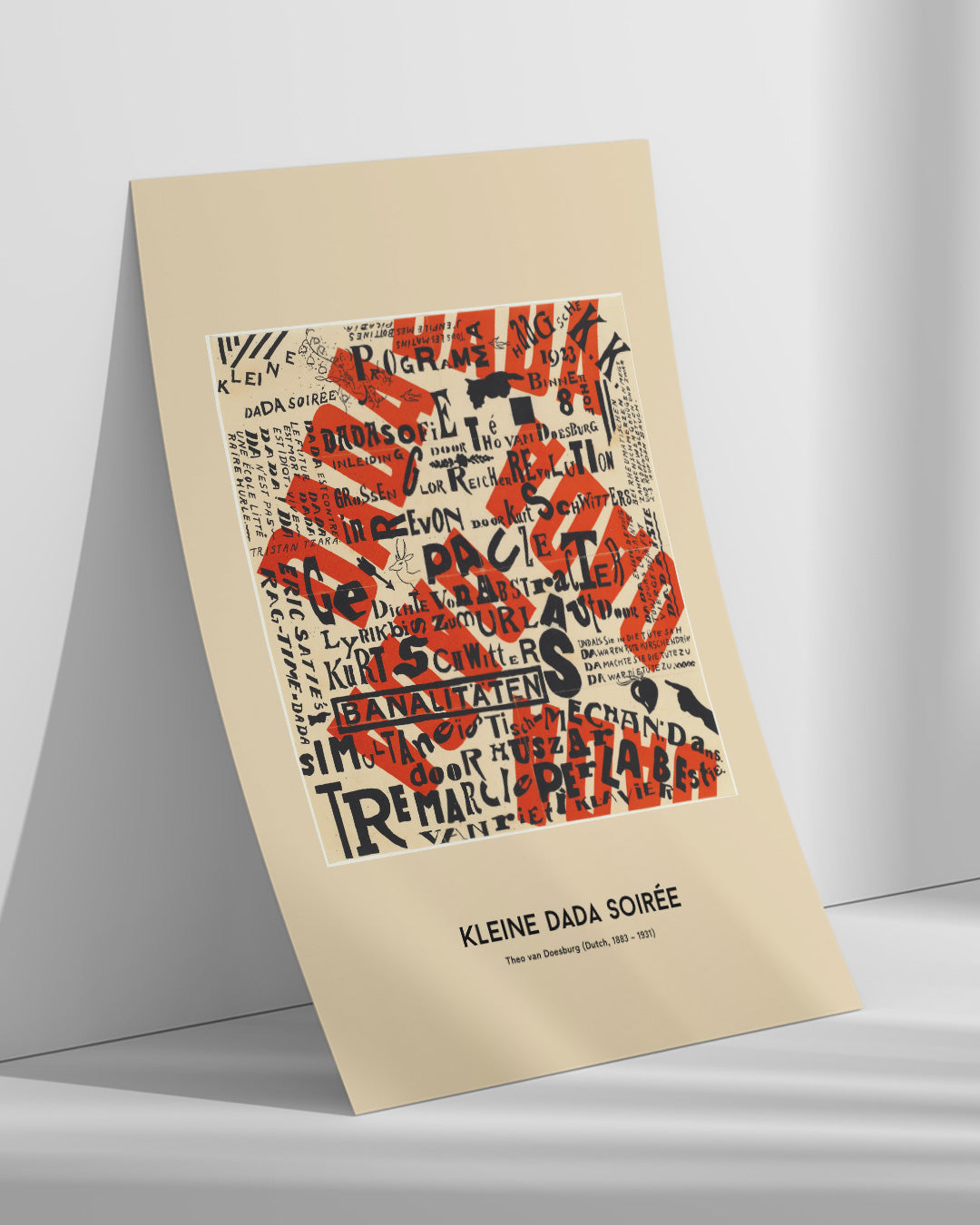 【ポスターのみ】Dada Typographyアートポスター(A2,A3)