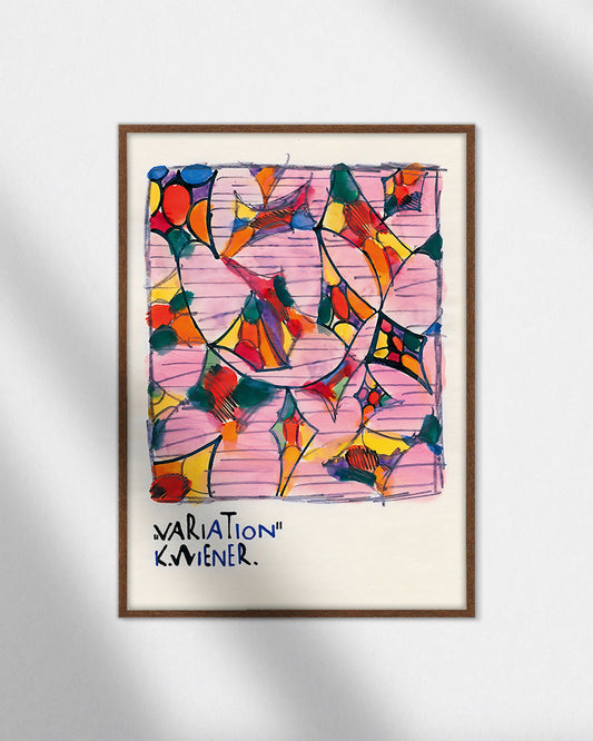 【ポスターのみ】Colorful Variationsアートポスター(A2,A3)