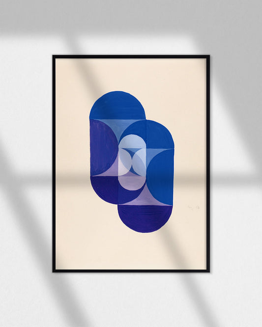 【ポスターのみ】Harmonies in Blueアートポスター(A2,A3)