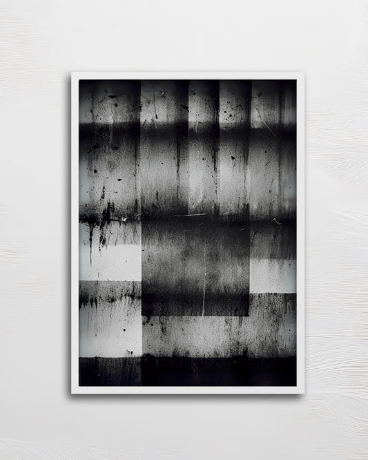 【ポスターのみ】Grayscale Noise Posterアートポスター(A2,A3)