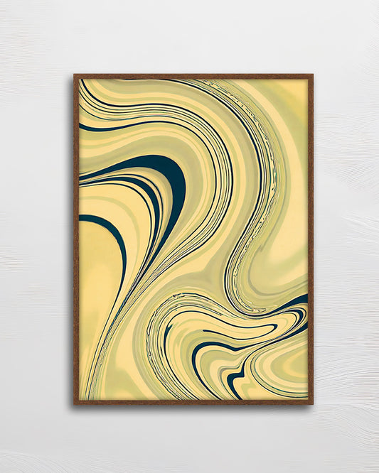 【ポスターのみ】Golden Flow Posterアートポスター(A2,A3)