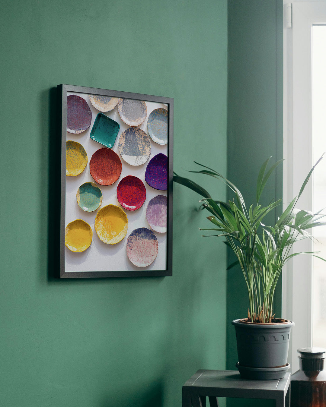 【ポスターのみ】Colorful Ceramic Palette Posterアートポスター(A2,A3)