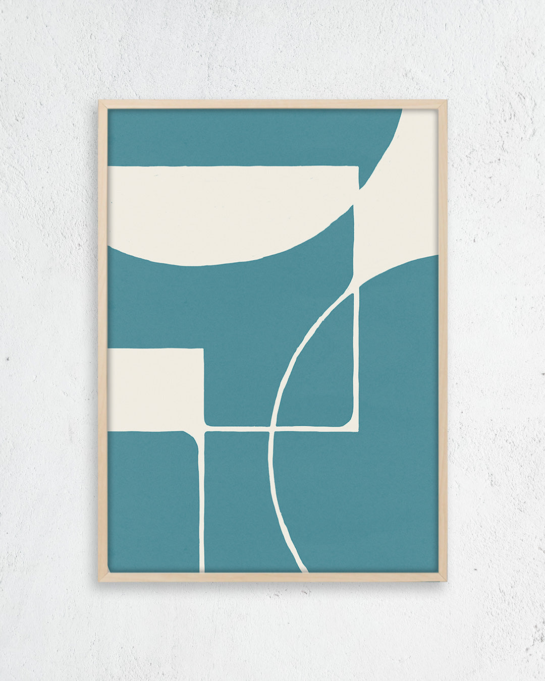 ポスターのみ】Teal Flow Compositionアートポスター（A2,A3） – goodstock