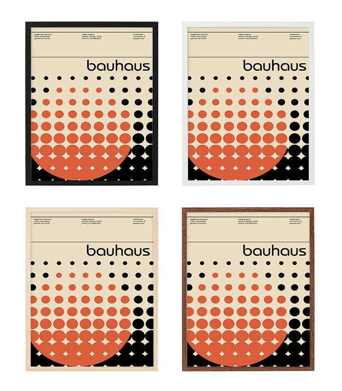 【フレーム別売り】Ausstellung 1923(Bauhaus/バウハウス)アートポスター(30cm×40cm)