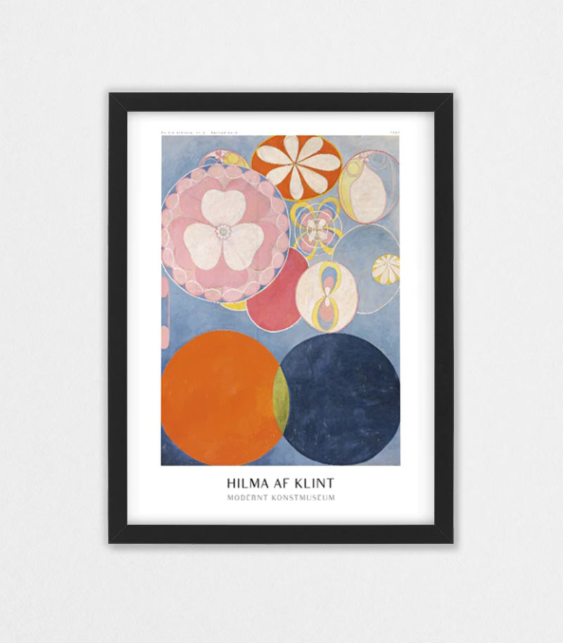 【フレーム別売り】Modernt Konst(Hilma af Klint)アートポスター(30cm×40cm)