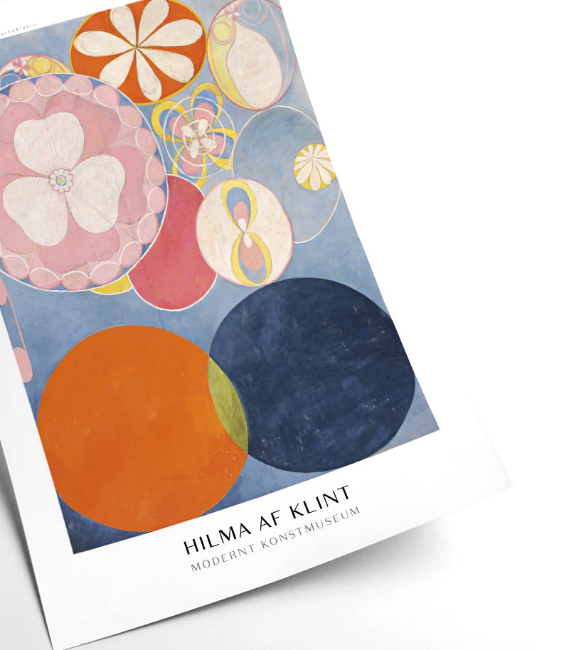 【フレーム別売り】Modernt Konst(Hilma af Klint)アートポスター(30cm×40cm)