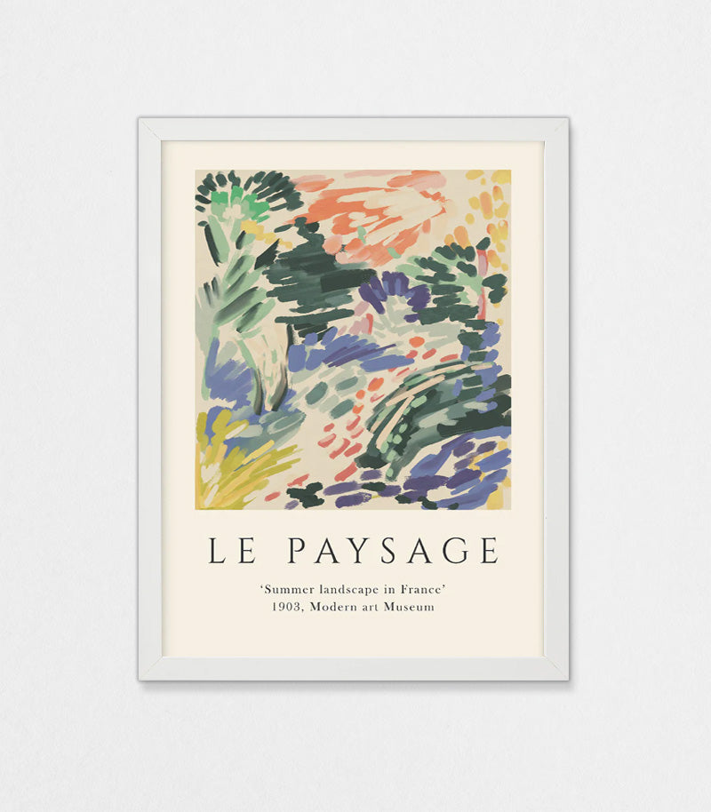 【フレーム別売り】Le Paysageアートポスター(30cm×40cm)