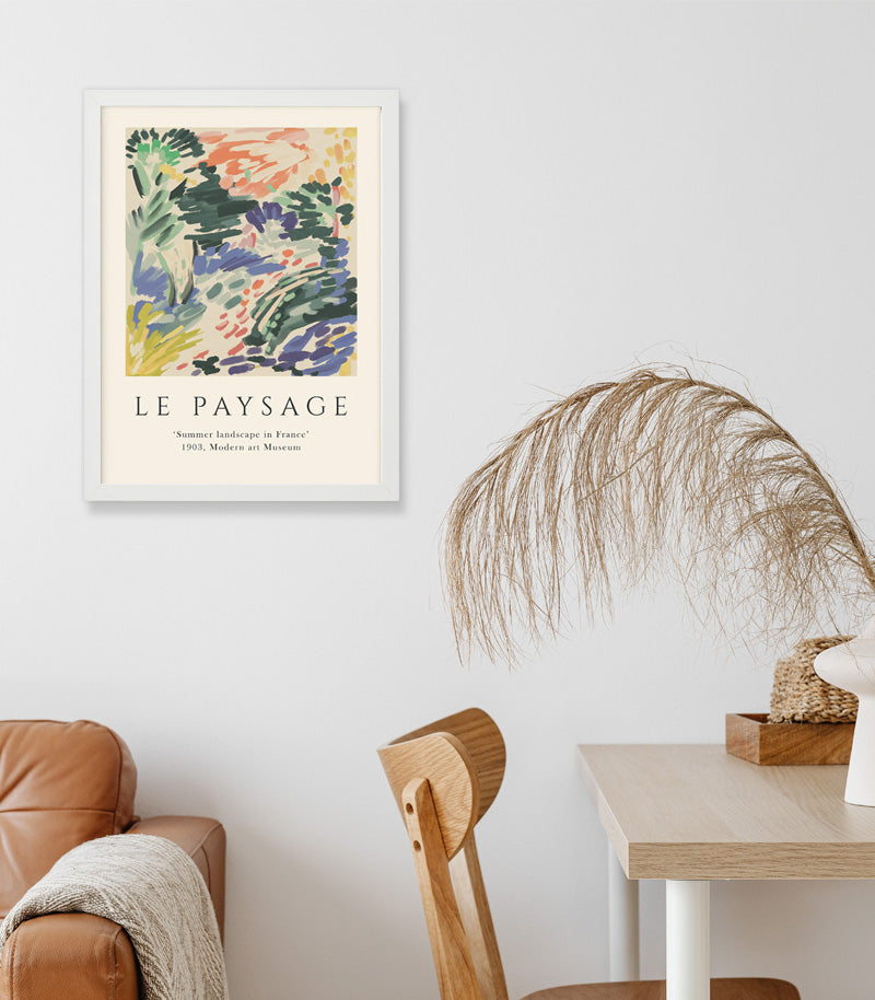 【フレーム別売り】Le Paysageアートポスター(30cm×40cm)