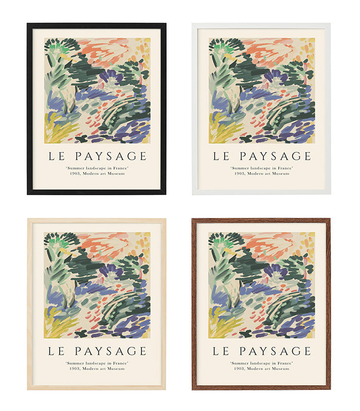 【フレーム別売り】Le Paysageアートポスター(30cm×40cm)