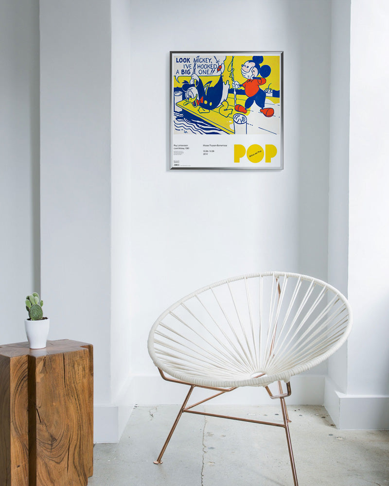 Look Mickey.1961ポスター【Roy Lichtenstein│ロイ・リキテンスタイン】(50cm×48cm)