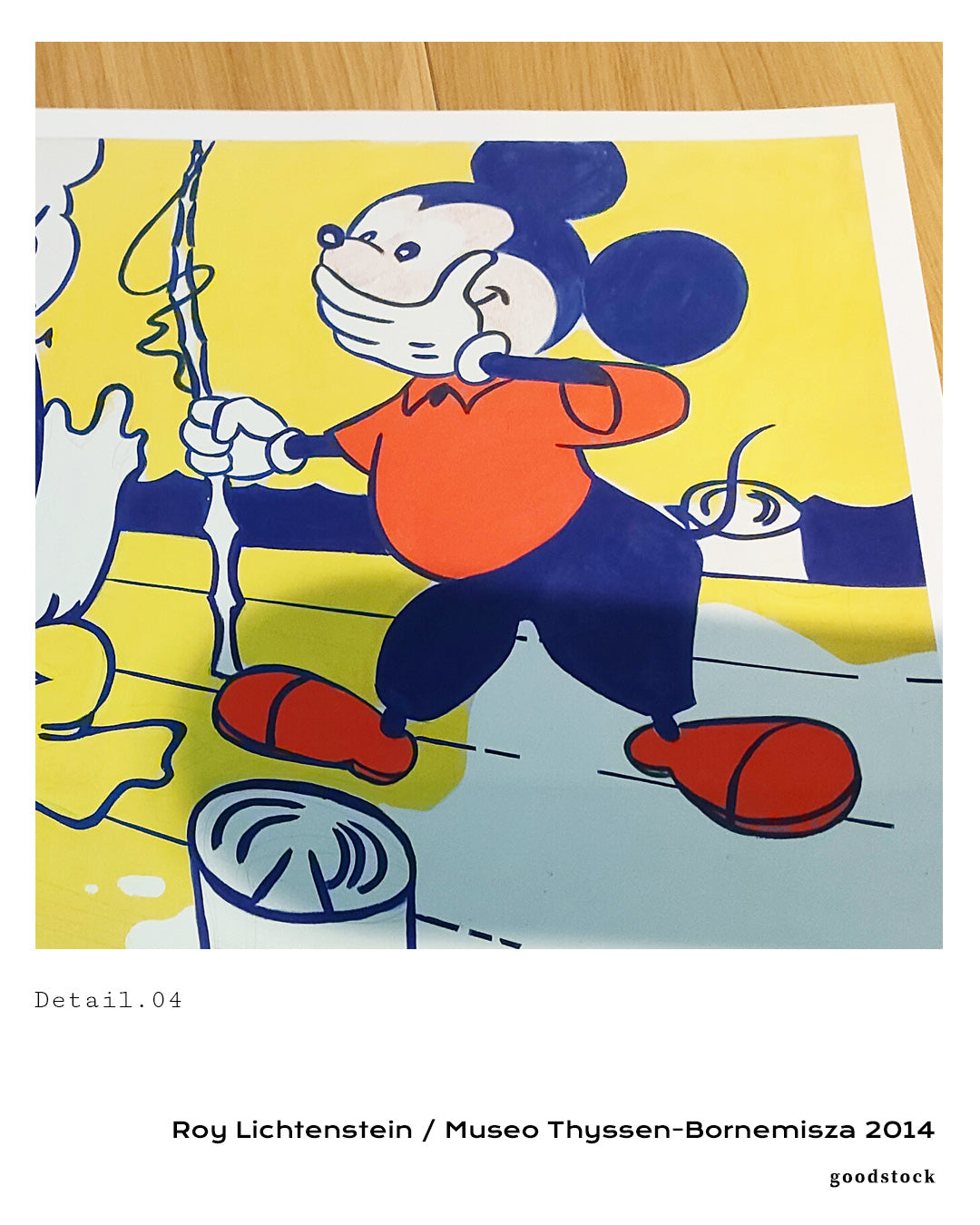 Look Mickey.1961ポスター【Roy Lichtenstein│ロイ・リキテンスタイン】(50cm×48cm)
