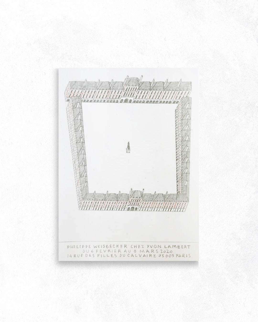 【フレームセット】exhibition poster 2020ポスター【Philippe Weisbecker │フィリップ・ワイズベッカー】(33cm×46cm)