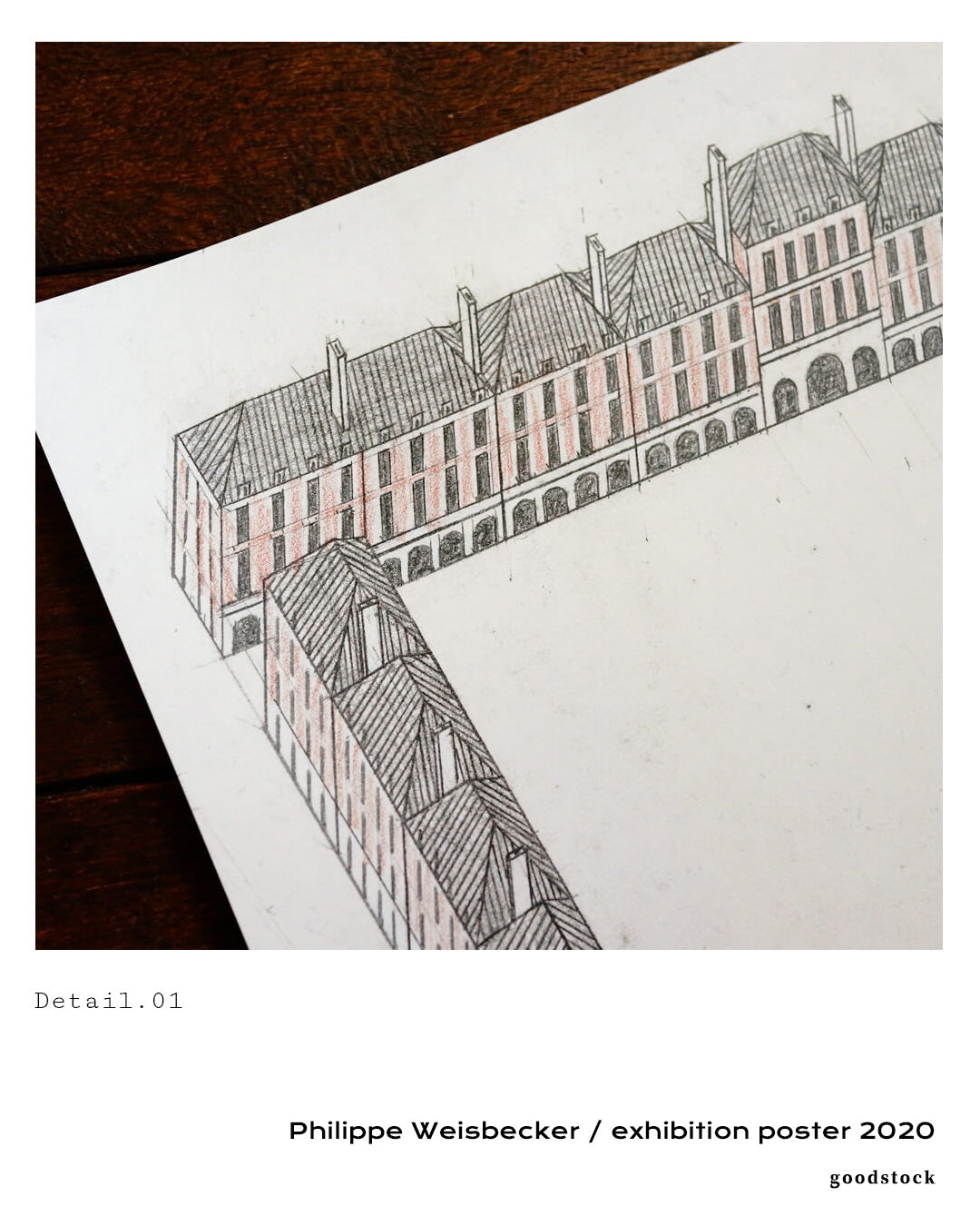 【フレームセット】exhibition poster 2020ポスター【Philippe Weisbecker │フィリップ・ワイズベッカー】(33cm×46cm)