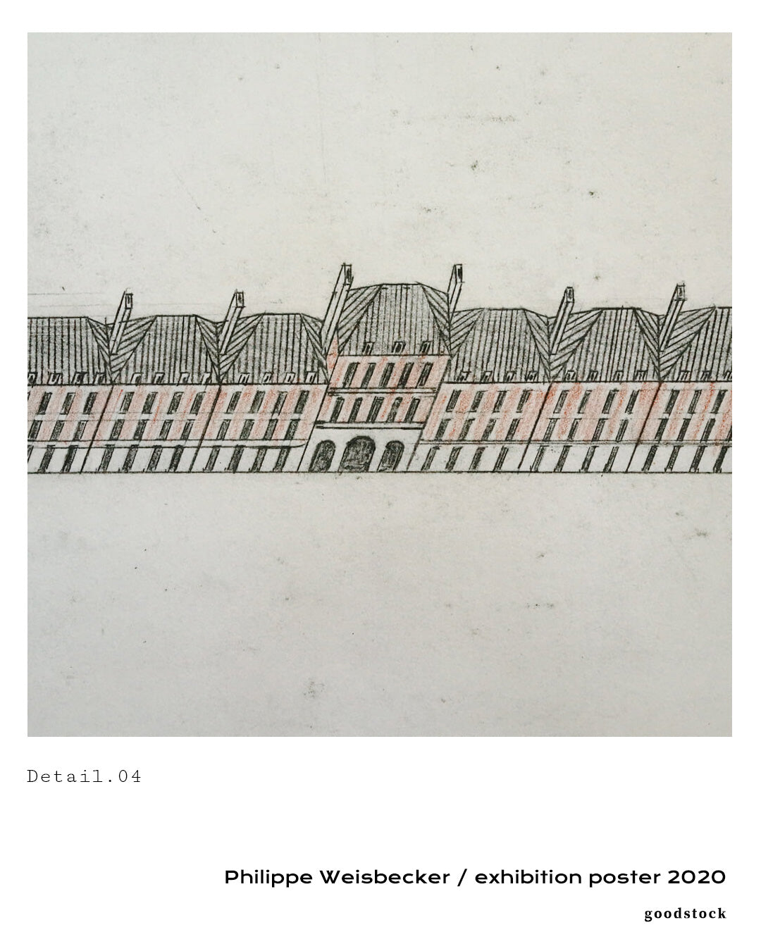 【フレームセット】exhibition poster 2020ポスター【Philippe Weisbecker │フィリップ・ワイズベッカー】(33cm×46cm)