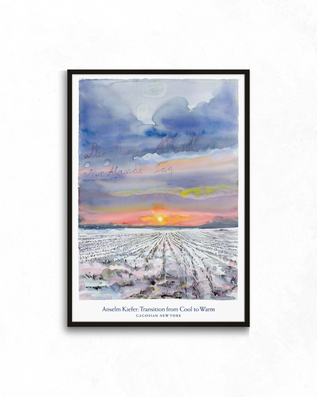 TRANSITION FROM COOL TO WARMポスター【ANSELM KIEFER│アンゼルム・キーファー】(68.6cm×99.1cm)