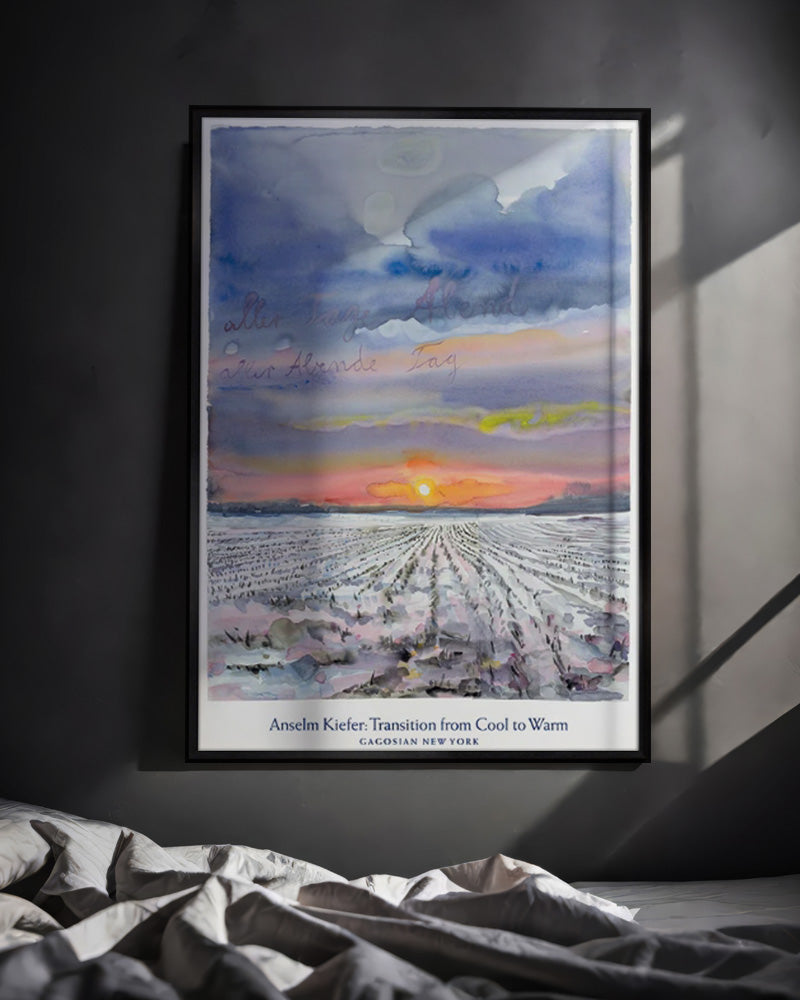 TRANSITION FROM COOL TO WARMポスター【ANSELM KIEFER│アンゼルム・キーファー】(68.6cm×99.1cm)