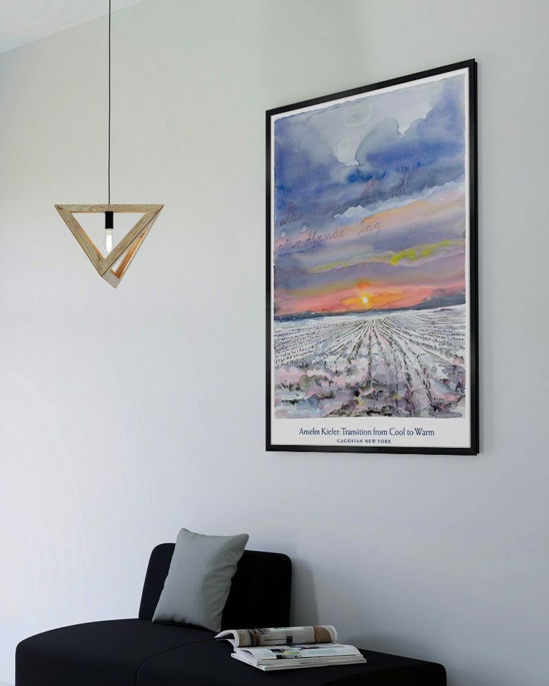 TRANSITION FROM COOL TO WARMポスター【ANSELM KIEFER│アンゼルム・キーファー】(68.6cm×99.1cm)