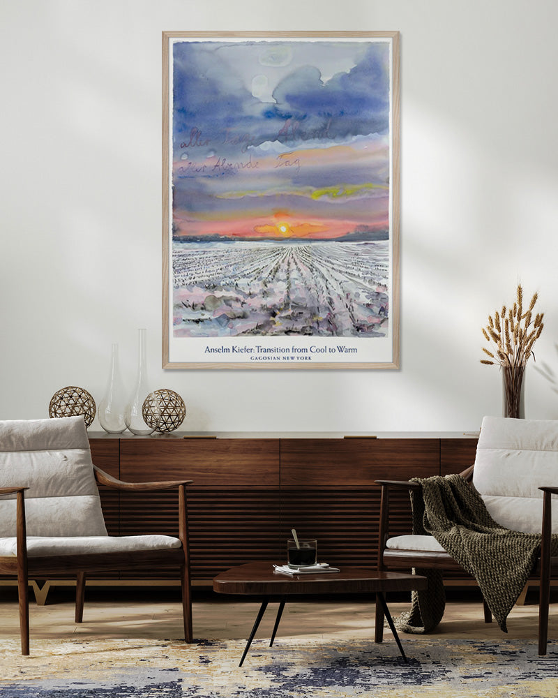 TRANSITION FROM COOL TO WARMポスター【ANSELM KIEFER│アンセルム・キーファー】(68.6cm×99.1cm)