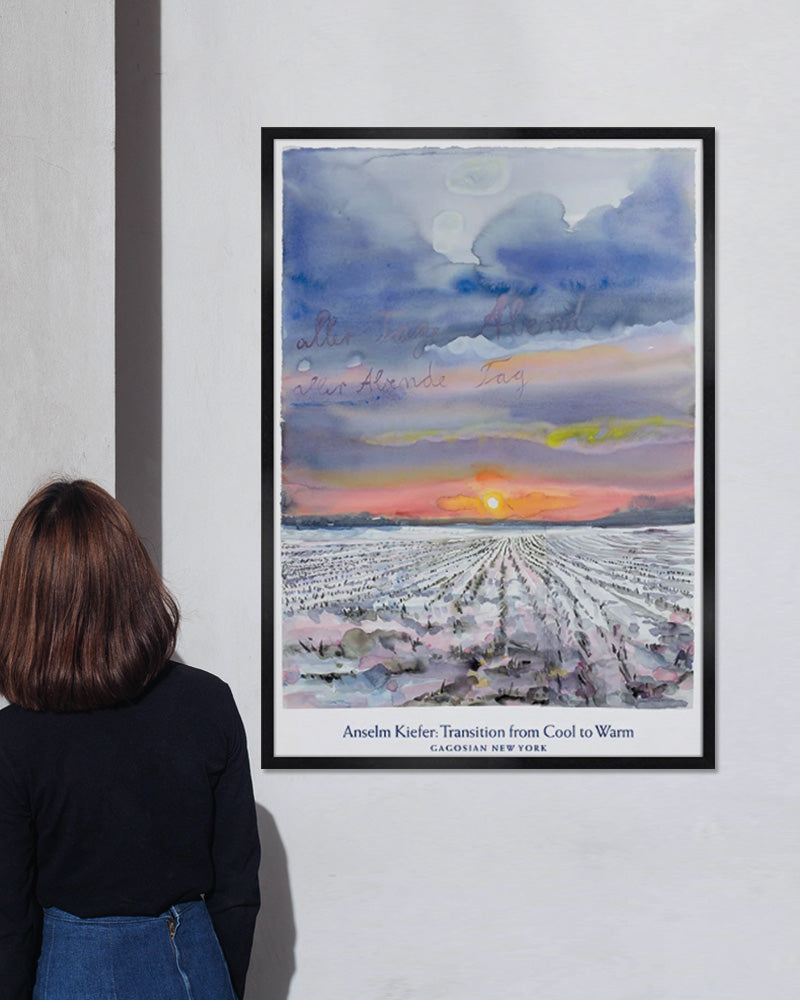 TRANSITION FROM COOL TO WARMポスター【ANSELM KIEFER│アンセルム・キーファー】(68.6cm×99.1cm)