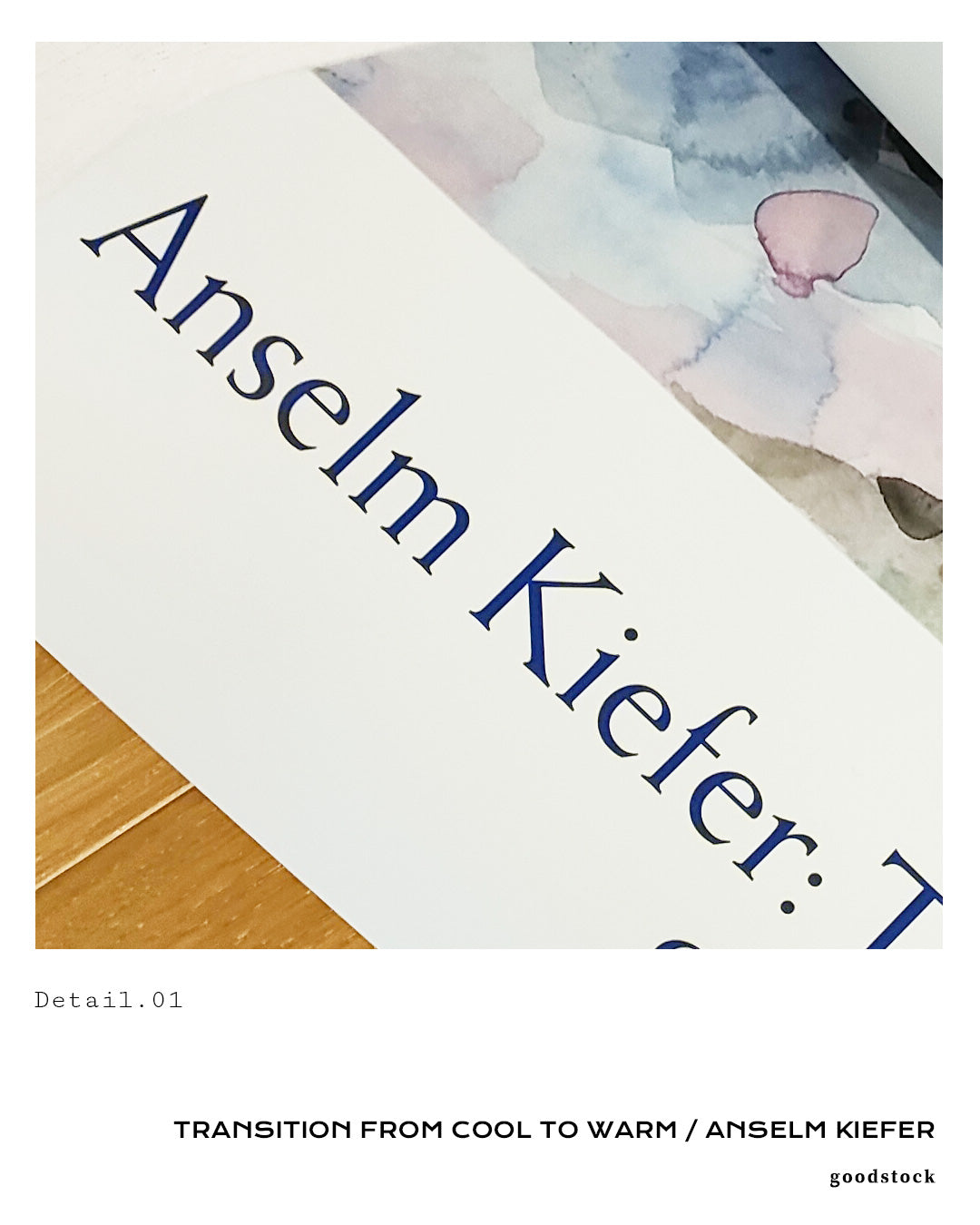 TRANSITION FROM COOL TO WARMポスター【ANSELM KIEFER│アンセルム・キーファー】(68.6cm×99.1cm)