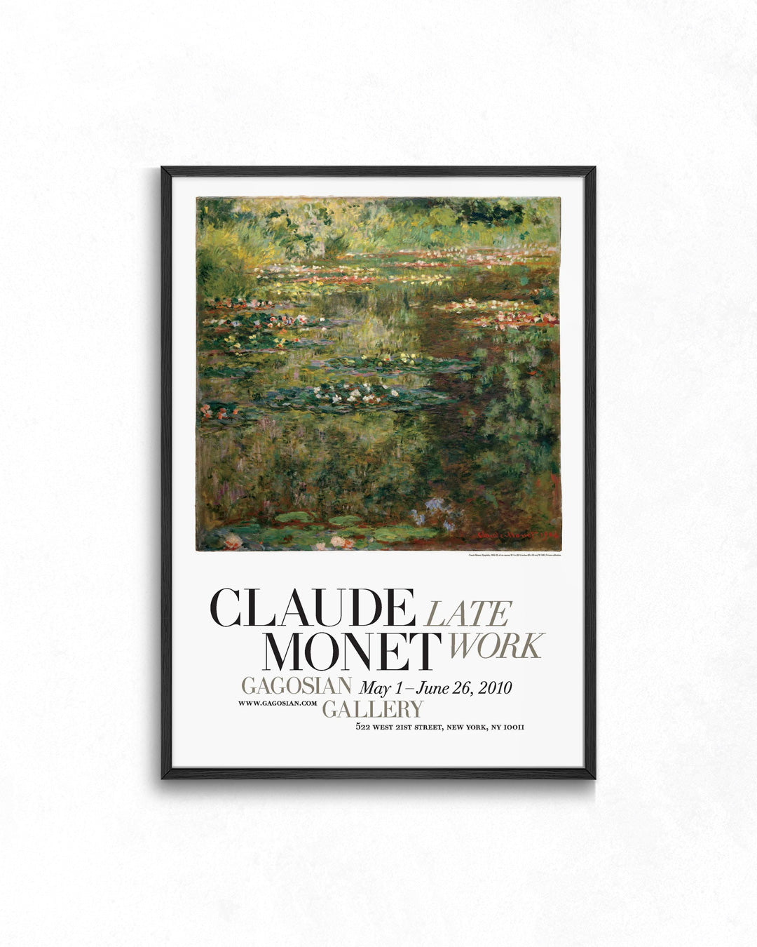 Late Work #01ポスター【CLAUDE MONE│クロード・モネ】(68.6cm×99.1cm)