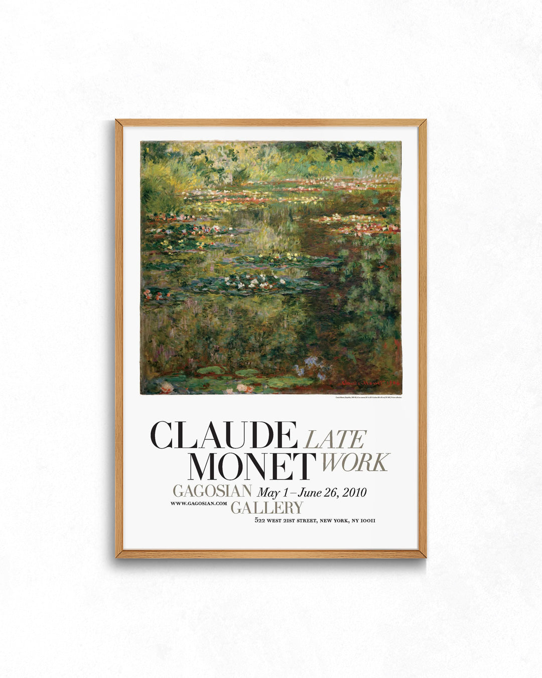 Late Work #01ポスター【CLAUDE MONE│クロード・モネ】(68.6cm×99.1cm)