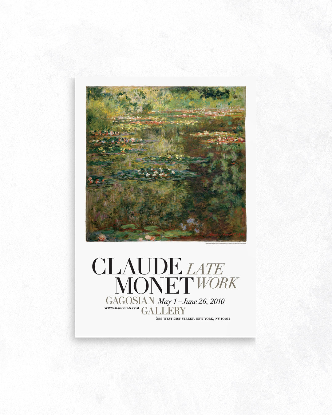 Late Work #01ポスター【CLAUDE MONE│クロード・モネ】(68.6cm×99.1cm)