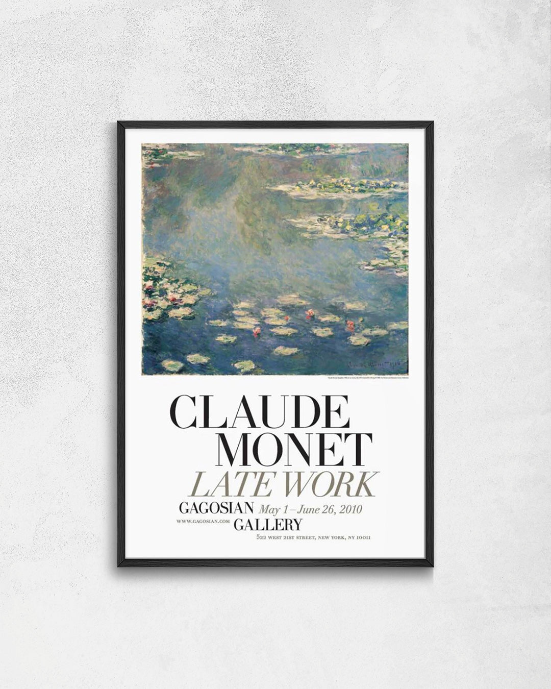 Late Work #02ポスター【CLAUDE MONE│クロード・モネ】(68.6cm×99.1cm)
