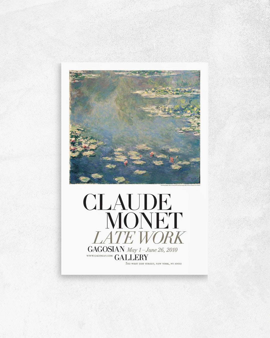 Late Work #02ポスター【CLAUDE MONE│クロード・モネ】(68.6cm×99.1cm)